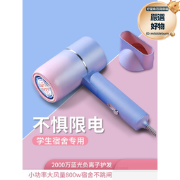 家用藍光負離子摺疊吹風機便攜學生宿舍錘子電吹風代 歷史價格詳細信息