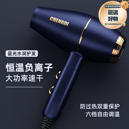 髮廊強風吹風機家用大功率藍光負離子學生宿舍靜音電吹風筒不傷發 歷史價格詳細信息