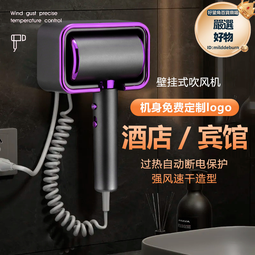 電吹風機酒店專用賓館客房用高端民宿壁掛式負離子護髮家用大風力 歷史價格詳細信息