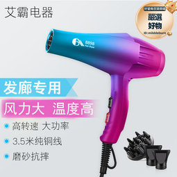 電吹風機艾霸AIB8899A髮廊美發造型師理髮店家大功率變頻風筒 歷史價格詳細信息
