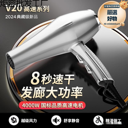 電吹風機大功率家用髮廊理髮店吹風筒冷熱風2000恆溫不傷發 歷史價格詳細信息