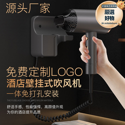 酒店賓館衛浴吹風機化妝室壁掛式吹風機免打孔家用幹發器吹風機 歷史價格詳細信息