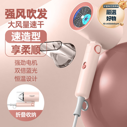 宿舍便攜家用高速吹風機 負離子大功率恆溫迷你電吹風 歷史價格詳細信息