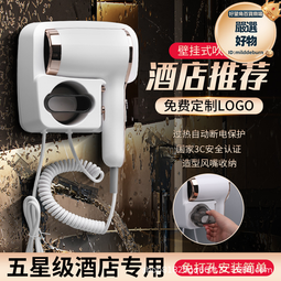 壁掛式吹風機酒店賓館家用浴室掛壁式幹發器化妝室負離子吹風機 歷史價格詳細信息