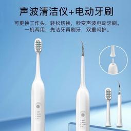 電動牙刷二合一多功能防水家用臺式衝牙器脈衝洗牙器 歷史價格詳細信息
