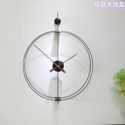 免打孔掛鍾鐘錶家用客廳簡約裝飾時鐘靜音個性數字創意大鐘黑 歷史價格詳細信息