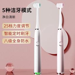 全自動成人軟毛聲波震動充電牙刷可攜式電動牙刷情侶套裝 歷史價格詳細信息