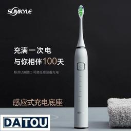 電動牙刷 聲波電動牙刷 成人軟毛牙刷　聲波牙刷 牙齒美白 刷牙潔牙 IPX7 充電牙刷 USB充電 歷史價格詳細信息