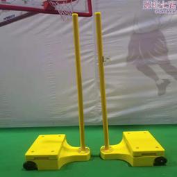 羽毛球網柱 可攜式羽毛球網架標準室內外移動氣排球柱羽毛球柱 歷史價格詳細信息