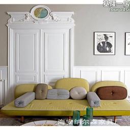 創意個性三人沙發簡約嘴唇小戶型客廳臥室布藝懶人小沙發 歷史價格詳細信息