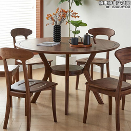 北美黑胡桃木中古餐桌長方形去客廳化大長工作檯大板餐書桌一體 歷史價格詳細信息