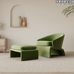 創意單人小沙發美容院休息區接待洽談桌椅酒店設計師休閒單椅 歷史價格詳細信息
