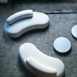 創意輕奢美容院服裝店接待簡約奶油風弧形沙發客廳小戶型 歷史價格詳細信息