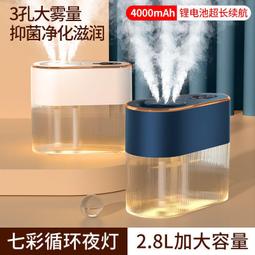 濕器 空氣濕機 大雾量三喷湿器卧室家用两季干湿两用超静音USB充电香薰机 歷史價格詳細信息
