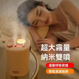 雙噴口加濕器 空氣水機 雙噴口噴霧 3.3L水箱 氛圍夜燈 加濕器 噴霧機 水機 加濕機 霧化機 大容量 霧化器 歷史價格詳細信息