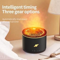 新款仿真火焰香薰機超聲波靜音辦公室桌面空氣火山加溼器 歷史價格詳細信息