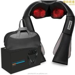 揉捏披肩腰部按摩器熱敷按摩儀腰椎多功能頸部頸椎電動脖子頸椎 歷史價格詳細信息