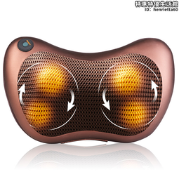 頸椎按摩器肩頸部按摩枕頭腰部背部腰椎全身多功能電動儀送禮 歷史價格詳細信息