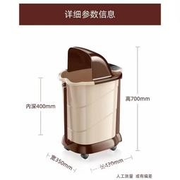 新款家用恆溫加熱電動足浴盆全自動按摩泡腳桶家用智能足療足浴盆 歷史價格詳細信息