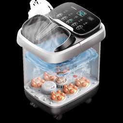 泡腳桶全自動加熱恆溫電動按摩洗腳盆家用智能高深養生足浴盆 歷史價格詳細信息