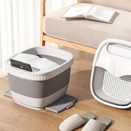 摺疊泡腳桶家用洗腳盆保溫帶蓋子按摩過小腿可攜式收納塑料足浴盆 歷史價格詳細信息