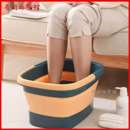 泡腳桶 可折疊泡腳盆兒童塑料泡腳桶成人過小腿洗腳盆家用帶蓋按摩足浴盆 歷史價格詳細信息