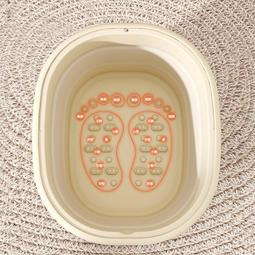 泡腳桶 可折疊泡腳盆兒童塑料泡腳桶成人過小腿洗腳盆家用帶蓋按摩足浴盆 歷史價格詳細信息