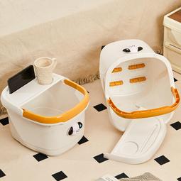 養生泡腳桶家用過小腿高深桶過膝可加熱恆溫可摺疊冬天宿舍泡腳袋 歷史價格詳細信息