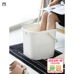泡腳桶過小腿塑料加大高深桶家用按摩洗腳桶帶蓋子保溫過膝蓋足浴桶 歷史價格詳細信息
