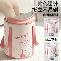 可攜式洗腳盆保溫家用泡腳桶加高深桶帶蓋子摺疊盆宿舍按摩足浴盆加厚 歷史價格詳細信息