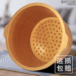 泡腳桶家用塑料按摩款泡腳盆過小腿養生高深足浴桶帶蓋保溫洗腳桶 歷史價格詳細信息