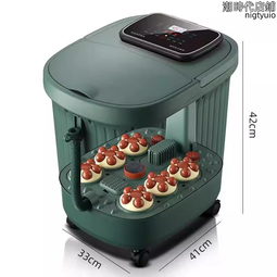 【好康】泡腳桶全自動加熱恆溫按摩洗腳桶家用電動智能高深養生足浴盆 歷史價格詳細信息