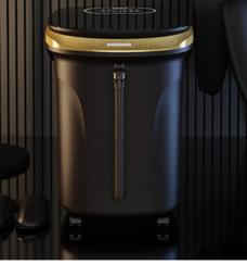 泡腳桶加熱恆溫過小腿吳昕可摺疊家用燻蒸養生可攜式保溫足浴盆 歷史價格詳細信息