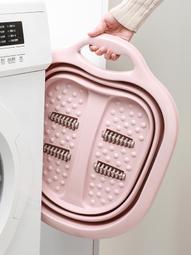 無印良品泡腳桶摺疊過小腿家用泡腳盆養生可攜式足浴桶帶蓋子保溫新 歷史價格詳細信息