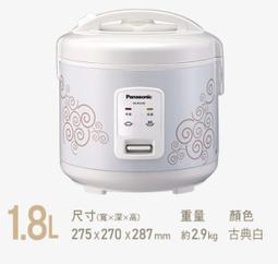 Panasonic 國際牌 10人份 機械式電子鍋 SR-RQ189原價2190 (省200) 歷史價格詳細信息