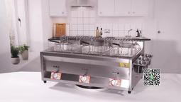 燃氣油炸鍋商用炸串機煤氣不銹鋼炸爐麻辣燙關東煮擺攤油炸機機器 歷史價格詳細信息