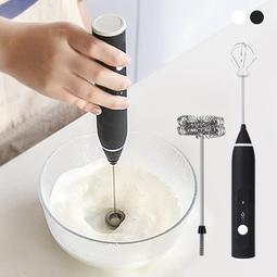 充電式電動攪拌棒 電動無線攪拌器 USB充電 不鏽鋼奶泡器 打蛋器 簡約時尚 無線 攪拌棒 打奶泡 拉花必備_文山批發 歷史價格詳細信息
