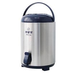 妙管家 9.5L泡茶 開水 保冷保冰 露營 登山 野餐 園遊會 餐廳  冰桶不鏽鋼保溫茶桶 HKTB-1000SSC 歷史價格詳細信息