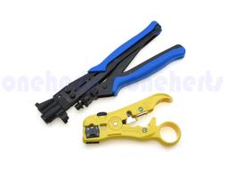 RG57可調式套裝組 PPC EX6PLUS 20顆 RG57工具1支 DL-7502A 剝線器1支 衛星 有線電視 F 歷史價格詳細信息