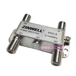 ZINWELL 兆赫 MSG-3 一進三出 三分配器 3分配器 電視分享器 分歧器 分支器 有線電視 數位電視 台灣製 歷史價格詳細信息
