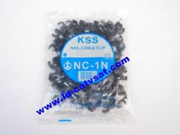 KSS夾線釘 NC-0.5NWE純白色 NC-0.5NBK黑色 纜線固定夾3C2V同軸纜線 CAT5網路線.5對電話線 歷史價格詳細信息
