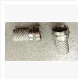 英制F頭 有線數字電視機頂盒接頭電視線f頭插頭 螺紋f頭 焊接頭線材~晴天 歷史價格詳細信息