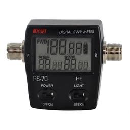 NISSEI RS-40 SWR Power Meter 140-150Mhz 430-450Mhz 200W UHF/VHF Walkie Talkie 歷史價格詳細信息