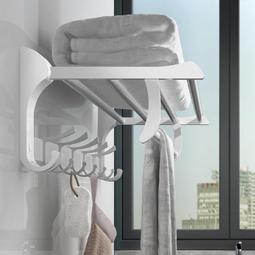 毛巾架免打孔衛生間304不鏽鋼浴巾架杆置物架浴室收納廁所壁挂架 歷史價格詳細信息