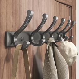 掛衣架壁掛牆上進門後掛衣鉤免打孔強力承重黏貼掛鉤衣服掛架玄關 歷史價格詳細信息