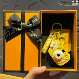 仔派對投影照相機潮流鑰匙扣女公仔玩偶包包掛件可愛精緻鑰匙鍊 歷史價格詳細信息