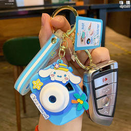 三麗鷗投影相機車鑰匙扣掛件精緻女酷樂米玉桂學生書包掛飾 歷史價格詳細信息