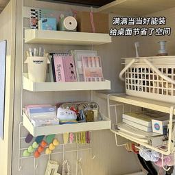 大學生宿舍床頭收納架盒寢室置物架上鋪神器床邊掛籃儲物掛鉤籃~特價 歷史價格詳細信息