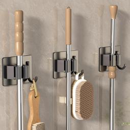 拖把架免打孔拖把夾拖把掛鈎衛生間掛架強力壁掛浴室收納廚房 歷史價格詳細信息