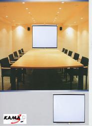 [卡瑪斯投影機銀幕]150吋4:3壁掛手拉投影銀幕 席白下拉式投影機布幕 10尺&times;8尺 一年原廠保固 可貨到付款 歷史價格詳細信息